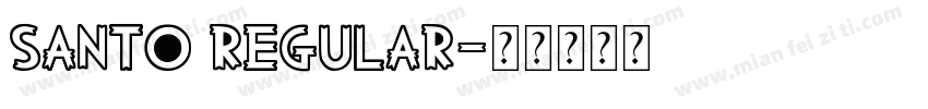 SANTO Regular字体转换